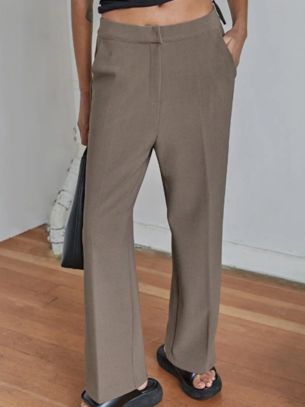 OAK + FORT Straight Leg Dress Pants